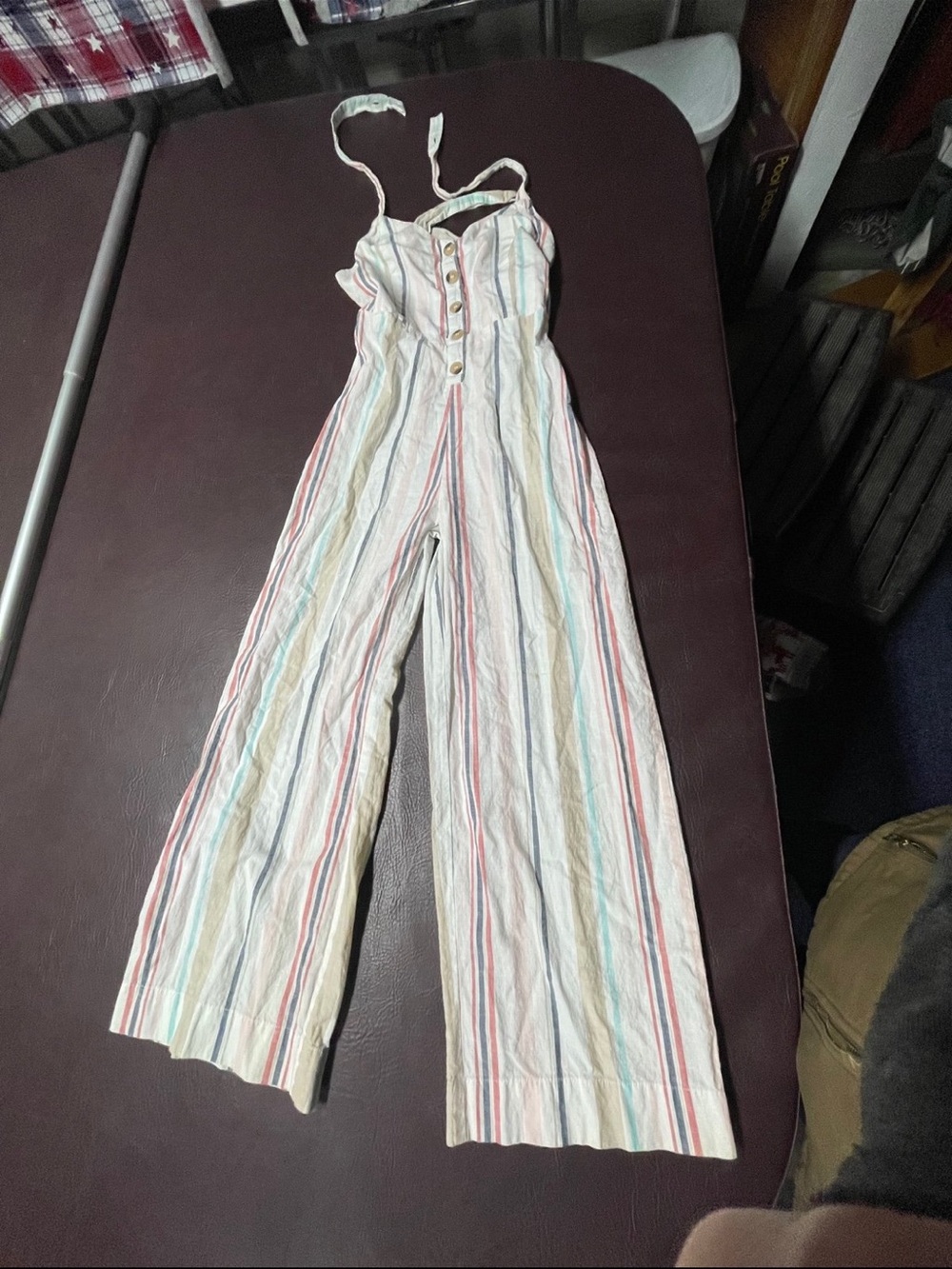 Super cute Jumpsuit size medium one small stain